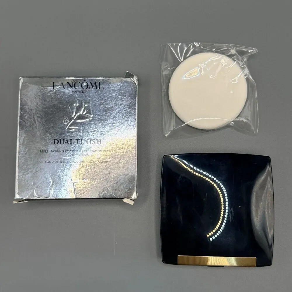 Lancome Dual Finish Powder Foundation 340N New Compact Makeup